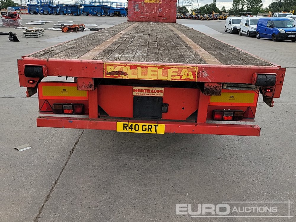 Montracon Tri Axle Flatbed Trailer - Flaktrailer: bild 4 Montracon Tri Axle Flatbed Trailer - Flaktrailer: bild 4