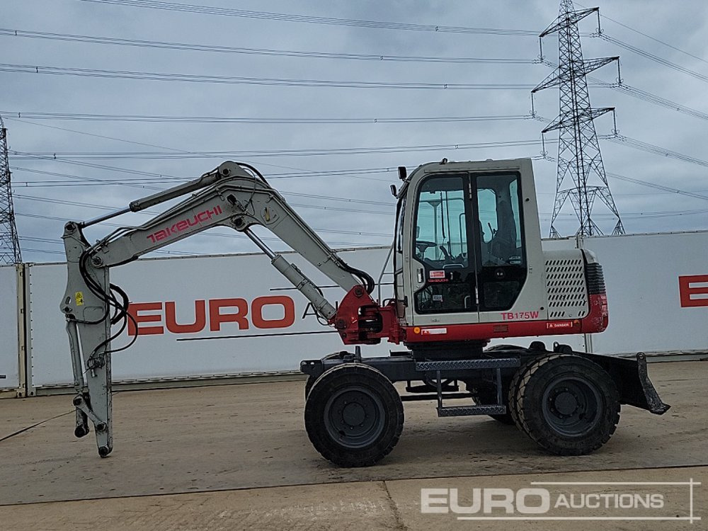 Takeuchi TB175W - Grävmaskin på däck: bild 2 Takeuchi TB175W - Grävmaskin på däck: bild 2