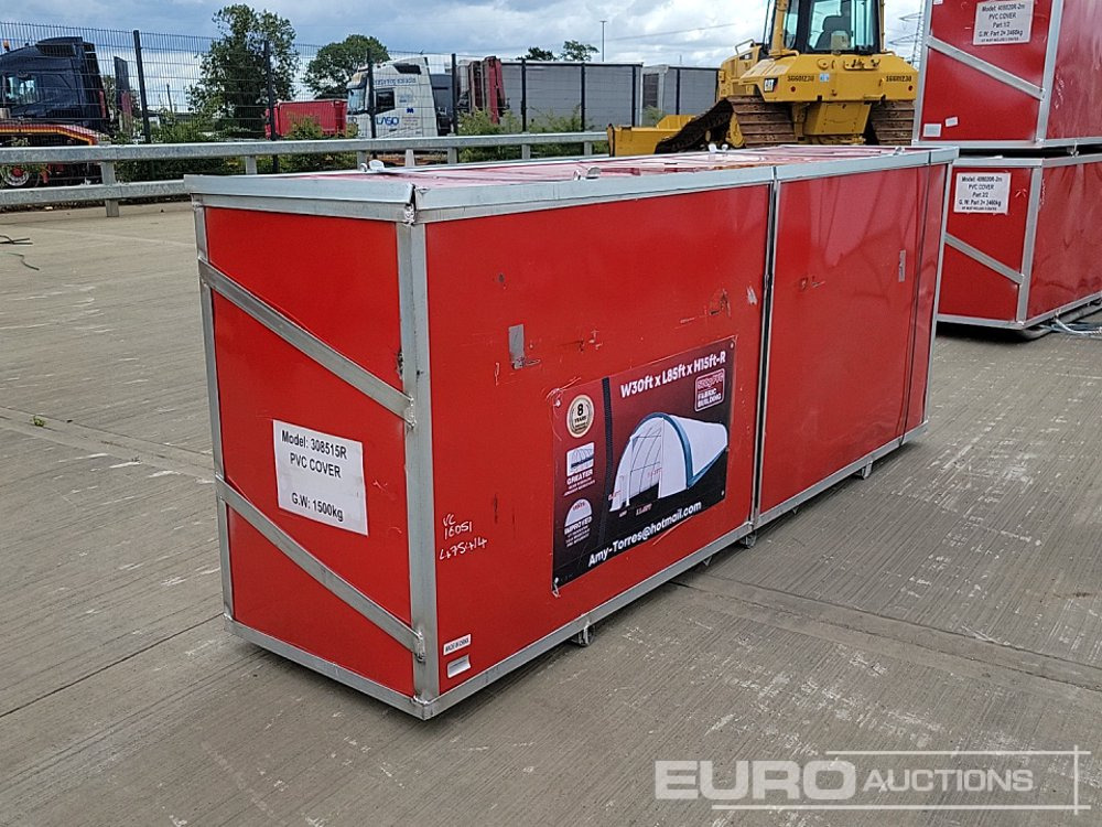Unused 2025 30x85x15 PVC Dome Storage Shelter (Cannot Be Reconsigned) - Sjöcontainer: bild 2 Unused 2025 30x85x15 PVC Dome Storage Shelter (Cannot Be Reconsigned) - Sjöcontainer: bild 2