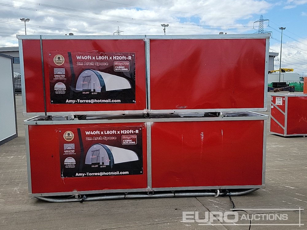 Unused 2025 40x80x20 PVC Dome Storage Shelter (2 Boxes) (Cannot Be Reconsigned) - Sjöcontainer: bild 3 Unused 2025 40x80x20 PVC Dome Storage Shelter (2 Boxes) (Cannot Be Reconsigned) - Sjöcontainer: bild 3