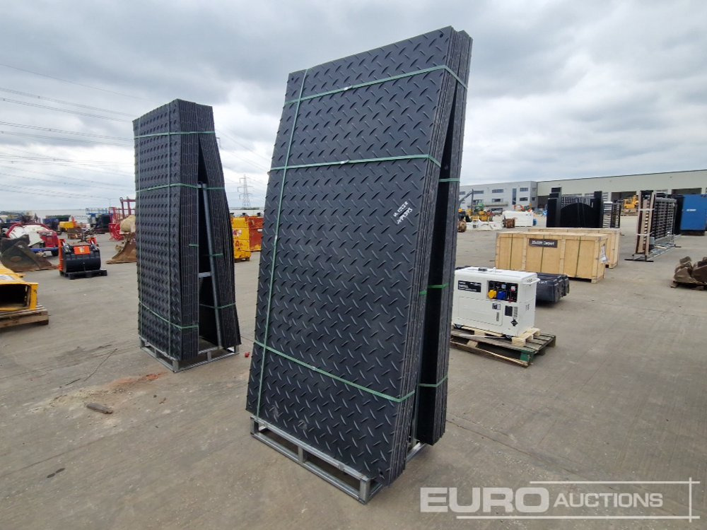 Unused 8' x 4' Plastic Ground Protection Mats (20 of) - Entreprenadutrustning: bild 3 Unused 8' x 4' Plastic Ground Protection Mats (20 of) - Entreprenadutrustning: bild 3