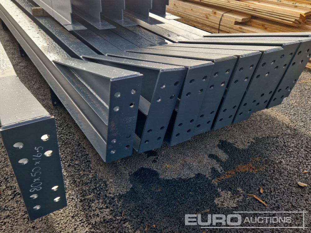Unused 80' x 50’ x 16.5' Steel Frame Building, 12.5 Roof Pitch, Purlin Cleats, Roof Bracing - Container hus: bild 5 Unused 80' x 50’ x 16.5' Steel Frame Building, 12.5 Roof Pitch, Purlin Cleats, Roof Bracing - Container hus: bild 5