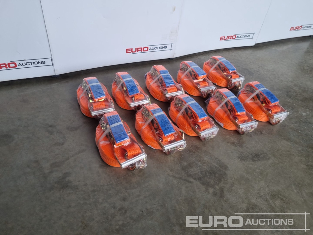 Unused Boss 10M 5T Ratchet Strap (10 of) - Entreprenadutrustning: bild 1 Unused Boss 10M 5T Ratchet Strap (10 of) - Entreprenadutrustning: bild 1