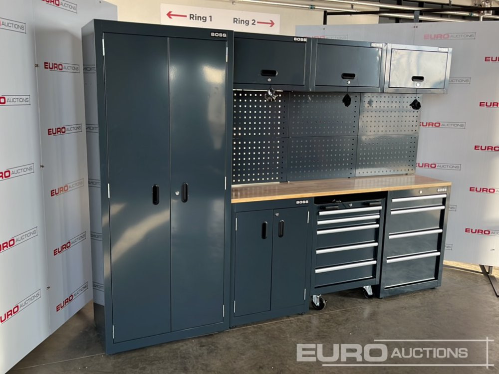 Unused Boss 2.6m 9 Drawer, 5 Cabinet Tool Station (3 Boxes) - Garage & Verkstadsutrustning: bild 3 Unused Boss 2.6m 9 Drawer, 5 Cabinet Tool Station (3 Boxes) - Garage & Verkstadsutrustning: bild 3