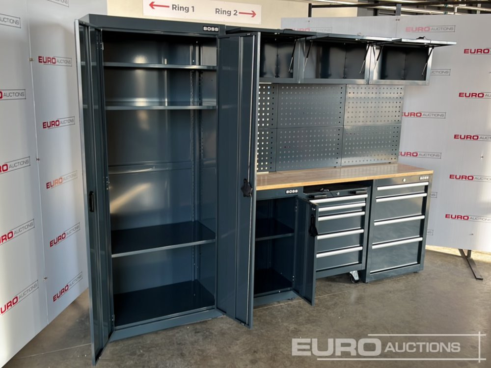Unused Boss 2.6m 9 Drawer, 5 Cabinet Tool Station (3 Boxes) - Garage & Verkstadsutrustning: bild 5 Unused Boss 2.6m 9 Drawer, 5 Cabinet Tool Station (3 Boxes) - Garage & Verkstadsutrustning: bild 5