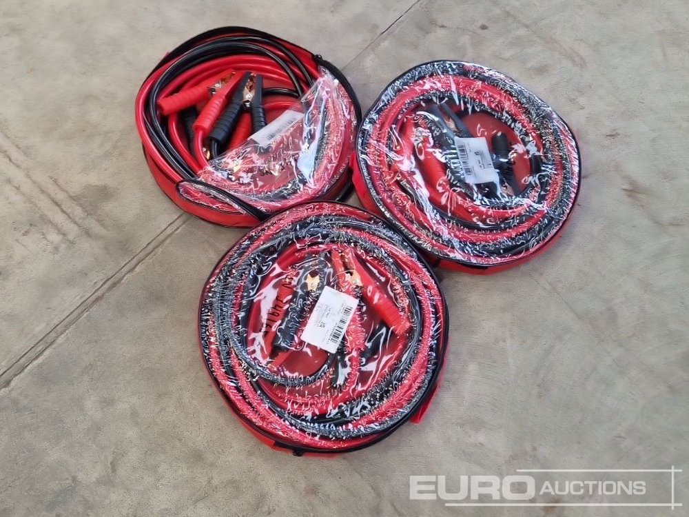 Unused Heavy Duty 3000Amp 6 Metre Jump Leads (3 of) - Garage & Verkstadsutrustning: bild 2 Unused Heavy Duty 3000Amp 6 Metre Jump Leads (3 of) - Garage & Verkstadsutrustning: bild 2