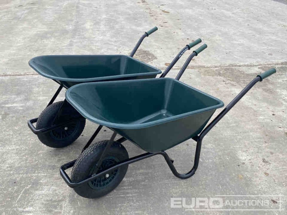 Unused Plastic Tub Wheelbarrow (2 of) - Entreprenadutrustning: bild 1 Unused Plastic Tub Wheelbarrow (2 of) - Entreprenadutrustning: bild 1