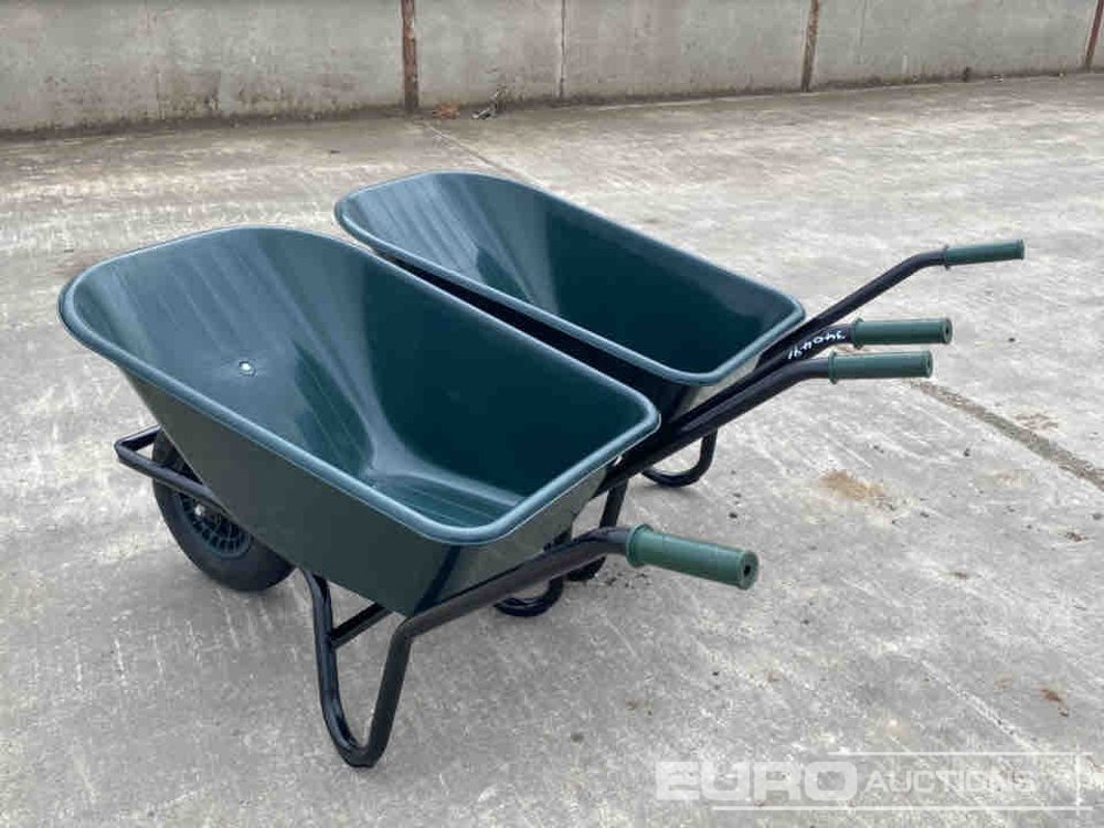 Unused Plastic Tub Wheelbarrow (2 of) - Entreprenadutrustning: bild 3 Unused Plastic Tub Wheelbarrow (2 of) - Entreprenadutrustning: bild 3