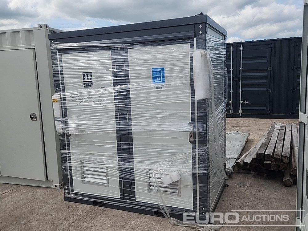 Unused Toilet and Shower Cabin, One Shower, Toilet, Basin (Cannot Be Reconsigned) - Sjöcontainer: bild 1 Unused Toilet and Shower Cabin, One Shower, Toilet, Basin (Cannot Be Reconsigned) - Sjöcontainer: bild 1