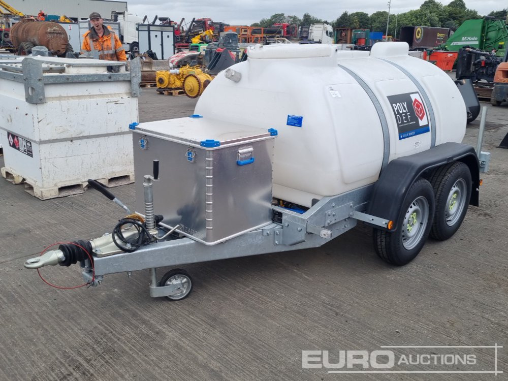 Unused Western Global Twin Axle Plastic ADBLUE Bowser, Electric Pump - Lagringstank: bild 1 Unused Western Global Twin Axle Plastic ADBLUE Bowser, Electric Pump - Lagringstank: bild 1