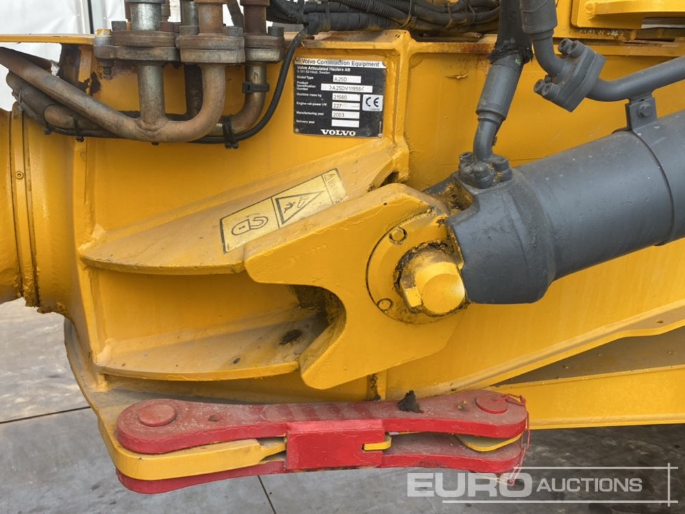 Ramstyrd dumper Volvo A25D: bild 18