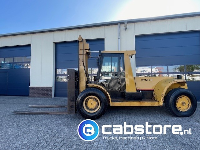 Hyster H 15.00 B Hyster H 15.00 B Heftruck ( H150D ) - Forklift - Gabelstapler - 15 Ton - Year 1989 - 7035 Hours - Side shift - Fork adjustment - Dieseltruck: bild 5 Hyster H 15.00 B Hyster H 15.00 B Heftruck ( H150D ) - Forklift - Gabelstapler - 15 Ton - Year 1989 - 7035 Hours - Side shift - Fork adjustment - Dieseltruck: bild 5