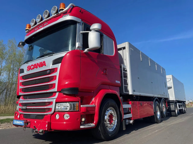 Scania R450 LB6X2*4HNB Euro 6 - Year 2016 - RETARDER - ALUMINIUM kipper + FLOOR kipper aanhangwagen - Good Condition !! - Tippbil lastbil: bild 3 Scania R450 LB6X2*4HNB Euro 6 - Year 2016 - RETARDER - ALUMINIUM kipper + FLOOR kipper aanhangwagen - Good Condition !! - Tippbil lastbil: bild 3