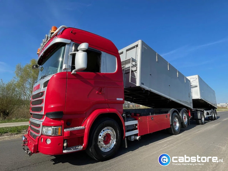 Scania R450 LB6X2*4HNB Euro 6 - Year 2016 - RETARDER - ALUMINIUM kipper + FLOOR kipper aanhangwagen - Good Condition !! - Tippbil lastbil: bild 1 Scania R450 LB6X2*4HNB Euro 6 - Year 2016 - RETARDER - ALUMINIUM kipper + FLOOR kipper aanhangwagen - Good Condition !! - Tippbil lastbil: bild 1