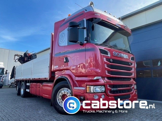 Scania R520 LB6X2*4HNB Euro 6 - Bouwjaar 2013 - Highline - Opticruise - Open box + Palfinger PK 24001-K B Autolaadkraan - Good condition ! - Flakbil, Kranbil: bild 4 Scania R520 LB6X2*4HNB Euro 6 - Bouwjaar 2013 - Highline - Opticruise - Open box + Palfinger PK 24001-K B Autolaadkraan - Good condition ! - Flakbil, Kranbil: bild 4