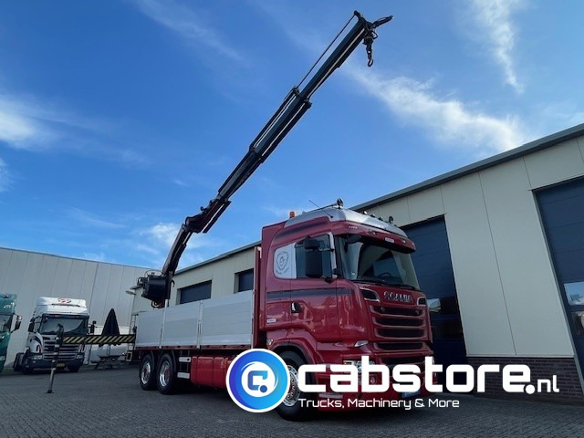 Scania R520 LB6X2*4HNB Euro 6 - Bouwjaar 2013 - Highline - Opticruise - Open box + Palfinger PK 24001-K B Autolaadkraan - Good condition ! - Flakbil, Kranbil: bild 2 Scania R520 LB6X2*4HNB Euro 6 - Bouwjaar 2013 - Highline - Opticruise - Open box + Palfinger PK 24001-K B Autolaadkraan - Good condition ! - Flakbil, Kranbil: bild 2