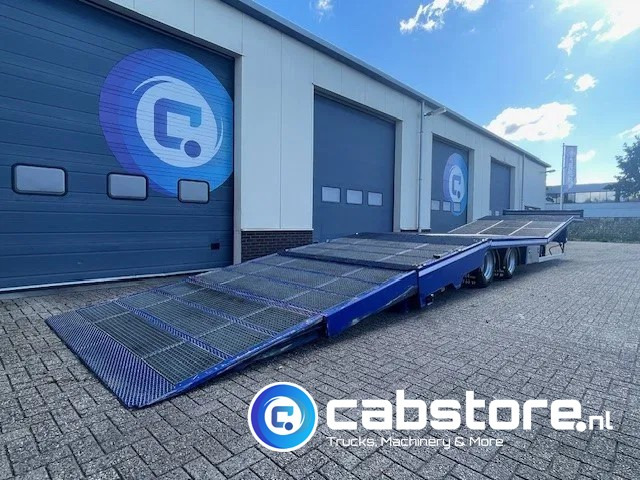 TURBO'S HOET SC22AA 2-assige oprij trailer Machine transporter - Uitschuif ramp !! - Year 2017 - Good condition - - Biltransportbil semitrailer: bild 4 TURBO'S HOET SC22AA 2-assige oprij trailer Machine transporter - Uitschuif ramp !! - Year 2017 - Good condition - - Biltransportbil semitrailer: bild 4