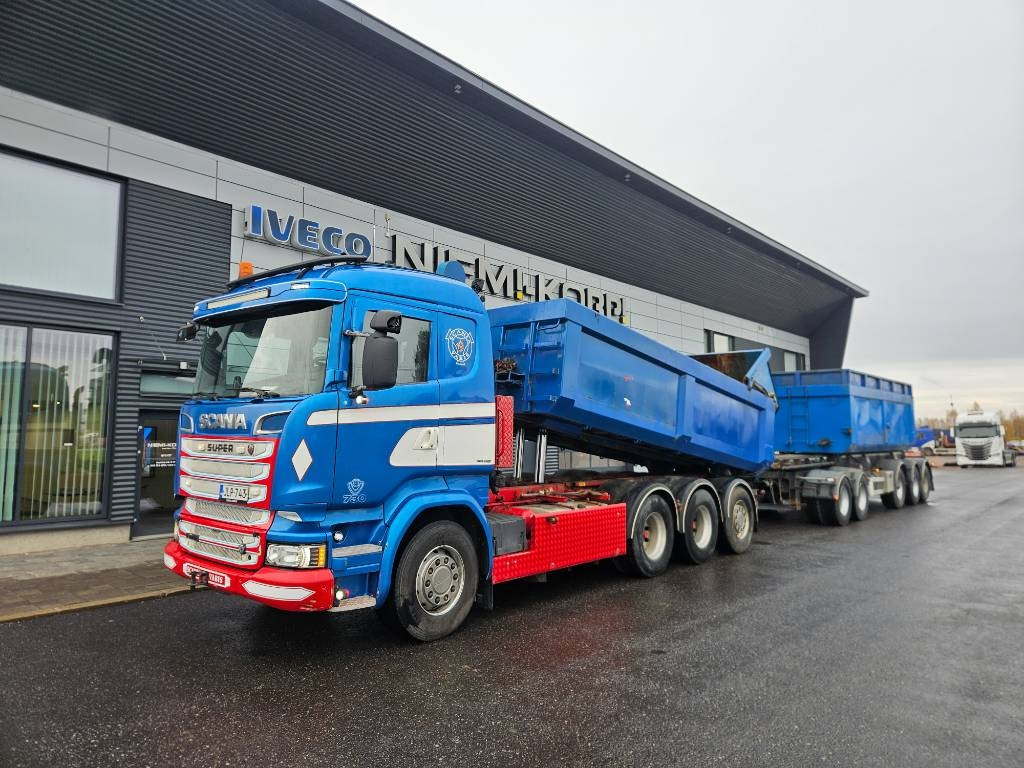 Scania R730 76tn kasettiyhdistelmä - Tippbil lastbil: bild 1 Scania R730 76tn kasettiyhdistelmä - Tippbil lastbil: bild 1