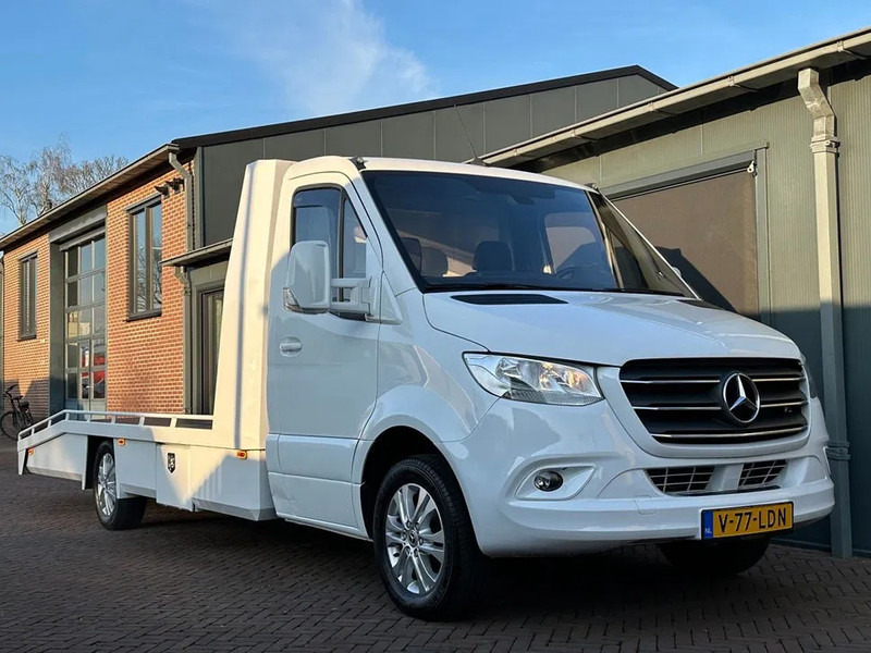 Mercedes-Benz Sprinter 140 pk Autotransporter Lier Airco - Transportbil: bild 1 Mercedes-Benz Sprinter 140 pk Autotransporter Lier Airco - Transportbil: bild 1