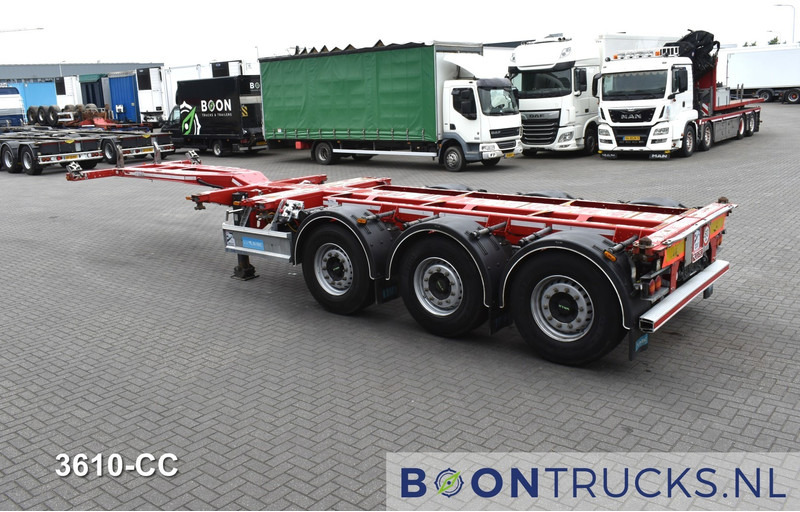 D-Tec FLEXITRAILER | 2x20-30-40-45ft HC * 2x LIFT AXLE * 2x EXTENDABLE * DISC BRAKES - Containerbil/ Växelflak semitrailer: bild 3 D-Tec FLEXITRAILER | 2x20-30-40-45ft HC * 2x LIFT AXLE * 2x EXTENDABLE * DISC BRAKES - Containerbil/ Växelflak semitrailer: bild 3