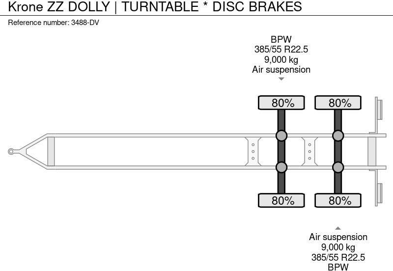 Dolly släpvagn Krone ZZ DOLLY | TURNTABLE * DISC BRAKES: bild 17 Dolly släpvagn Krone ZZ DOLLY | TURNTABLE * DISC BRAKES: bild 17