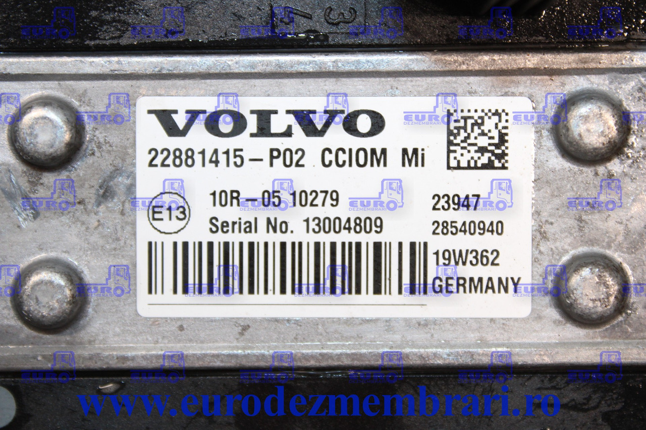 CALCULATOR CCIOM VOLVO FH4 22881415 22053759 22481330 22481332 22881416 - Kontrollenhet för Lastbil: bild 2 CALCULATOR CCIOM VOLVO FH4 22881415 22053759 22481330 22481332 22881416 - Kontrollenhet för Lastbil: bild 2