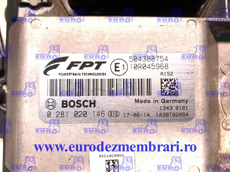CALCULATOR MOTOR IVECO CURSOR 11 504388754 - Kontrollenhet för Lastbil: bild 2 CALCULATOR MOTOR IVECO CURSOR 11 504388754 - Kontrollenhet för Lastbil: bild 2