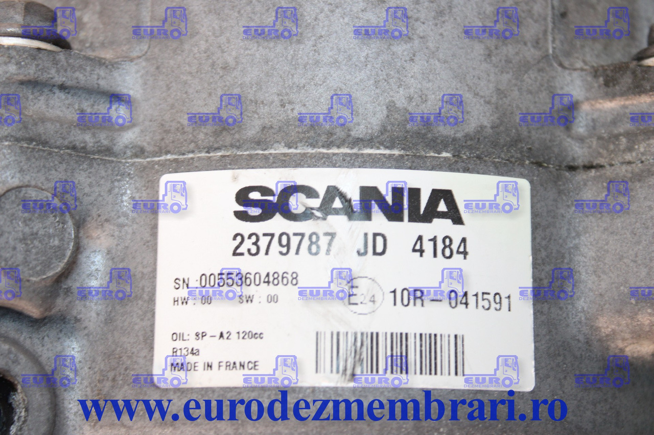 COMPRESOR CLIMA STATIONARE SCANIA 2379787 - A/C kompressor för Lastbil: bild 2 COMPRESOR CLIMA STATIONARE SCANIA 2379787 - A/C kompressor för Lastbil: bild 2