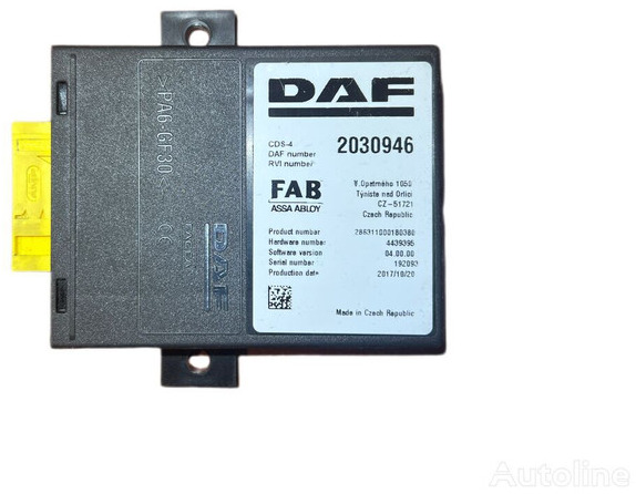 DAF - Kontrollenhet: bild 2 DAF - Kontrollenhet: bild 2