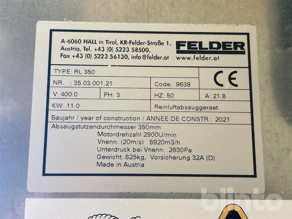 Felder RL 350 - Industrimaskin: bild 5 Felder RL 350 - Industrimaskin: bild 5