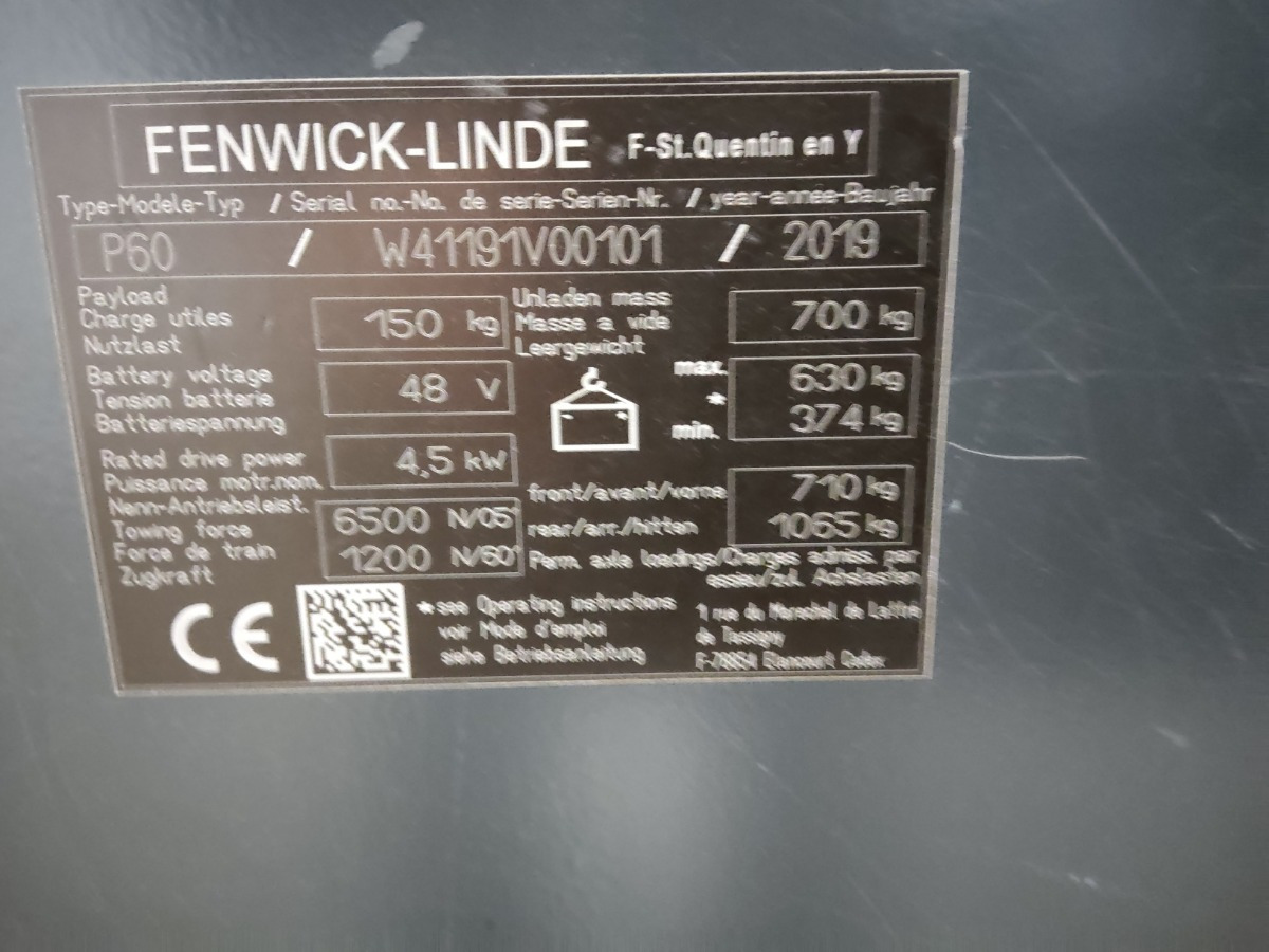 Linde P60 - Dragtruck: bild 4 Linde P60 - Dragtruck: bild 4