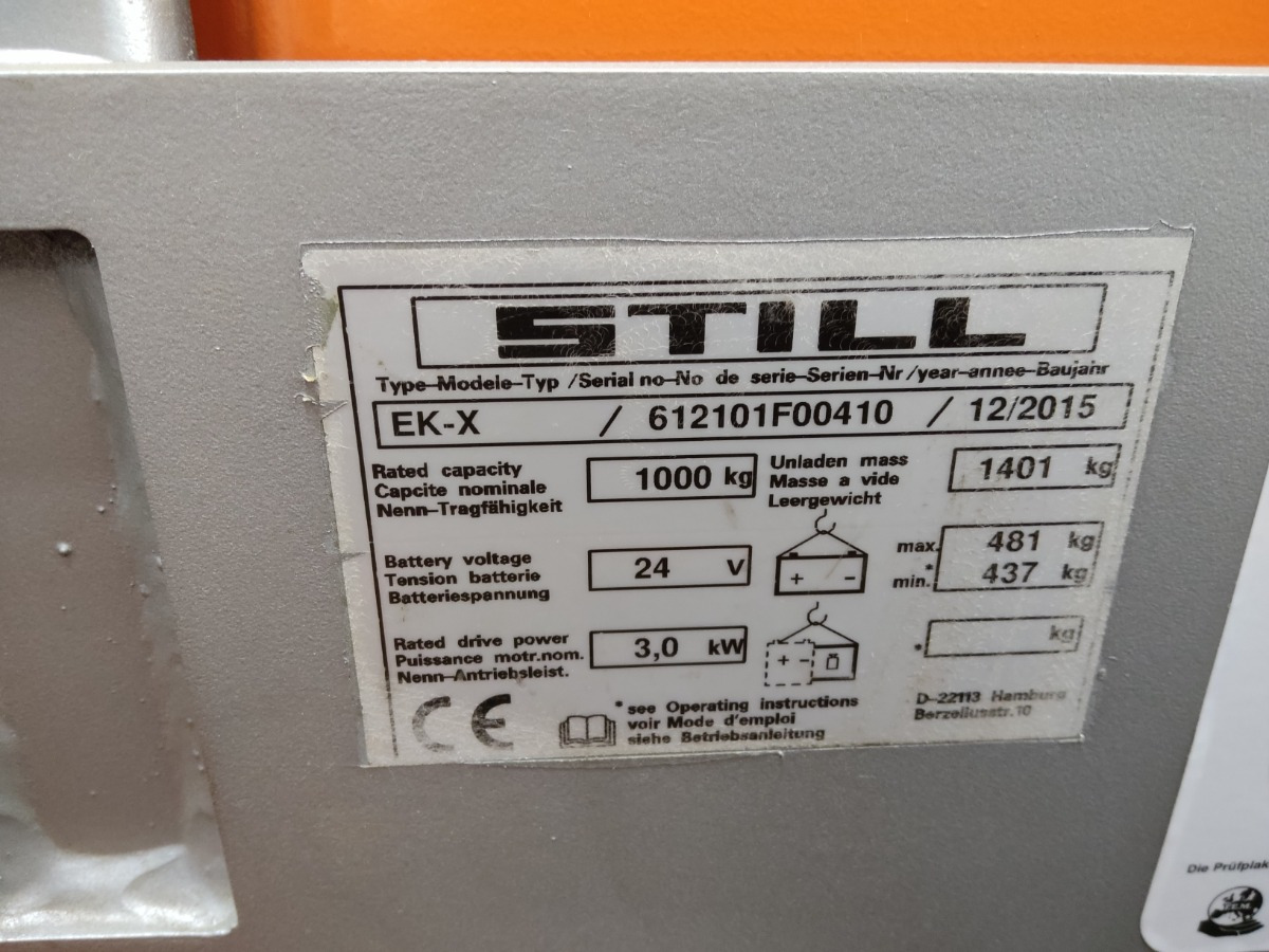 Still EK-X24/900MM - Plocktruck: bild 5 Still EK-X24/900MM - Plocktruck: bild 5
