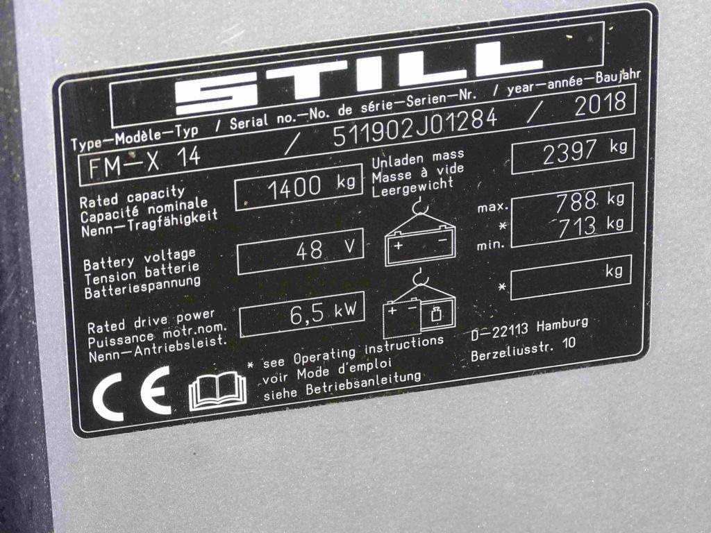 Still FM-X14 - Skjutstativtruck: bild 5 Still FM-X14 - Skjutstativtruck: bild 5