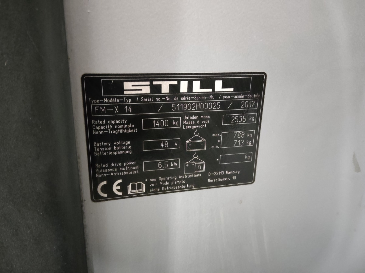 Still FM-X14 - Skjutstativtruck: bild 5 Still FM-X14 - Skjutstativtruck: bild 5