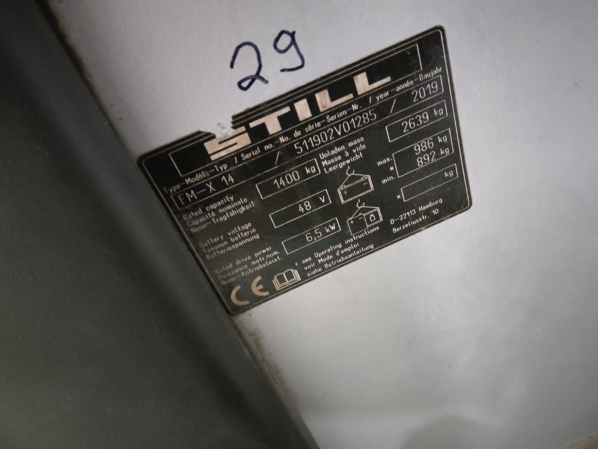 Still FM-X14 - Skjutstativtruck: bild 5 Still FM-X14 - Skjutstativtruck: bild 5