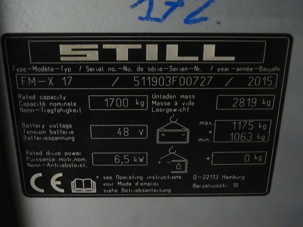Still FM-X17 - Skjutstativtruck: bild 5 Still FM-X17 - Skjutstativtruck: bild 5