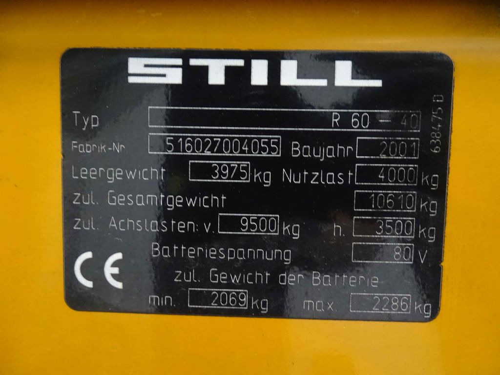 Still R60-40 - Eltruck: bild 5 Still R60-40 - Eltruck: bild 5