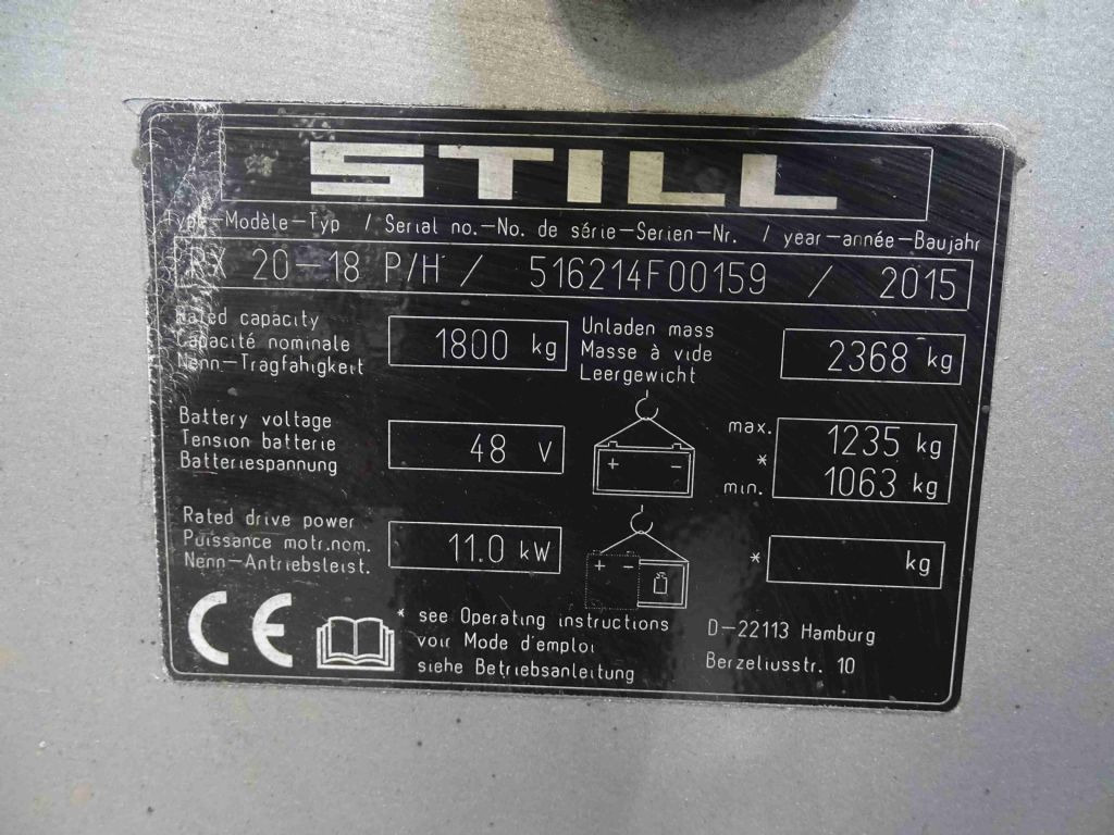 Still RX20-18P/H - Eltruck: bild 5 Still RX20-18P/H - Eltruck: bild 5