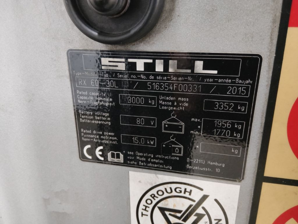 Still RX60-30L - Eltruck: bild 5 Still RX60-30L - Eltruck: bild 5