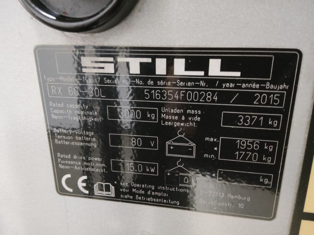 Still RX60-30L - Eltruck: bild 5 Still RX60-30L - Eltruck: bild 5