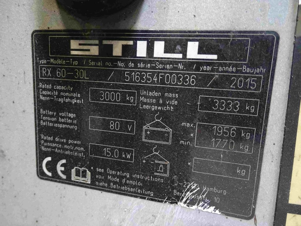 Still RX60-30L - Eltruck: bild 5 Still RX60-30L - Eltruck: bild 5