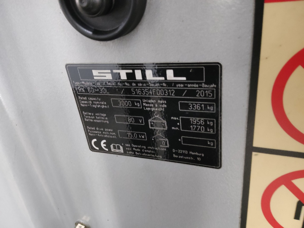 Still RX60-30L - Eltruck: bild 5 Still RX60-30L - Eltruck: bild 5