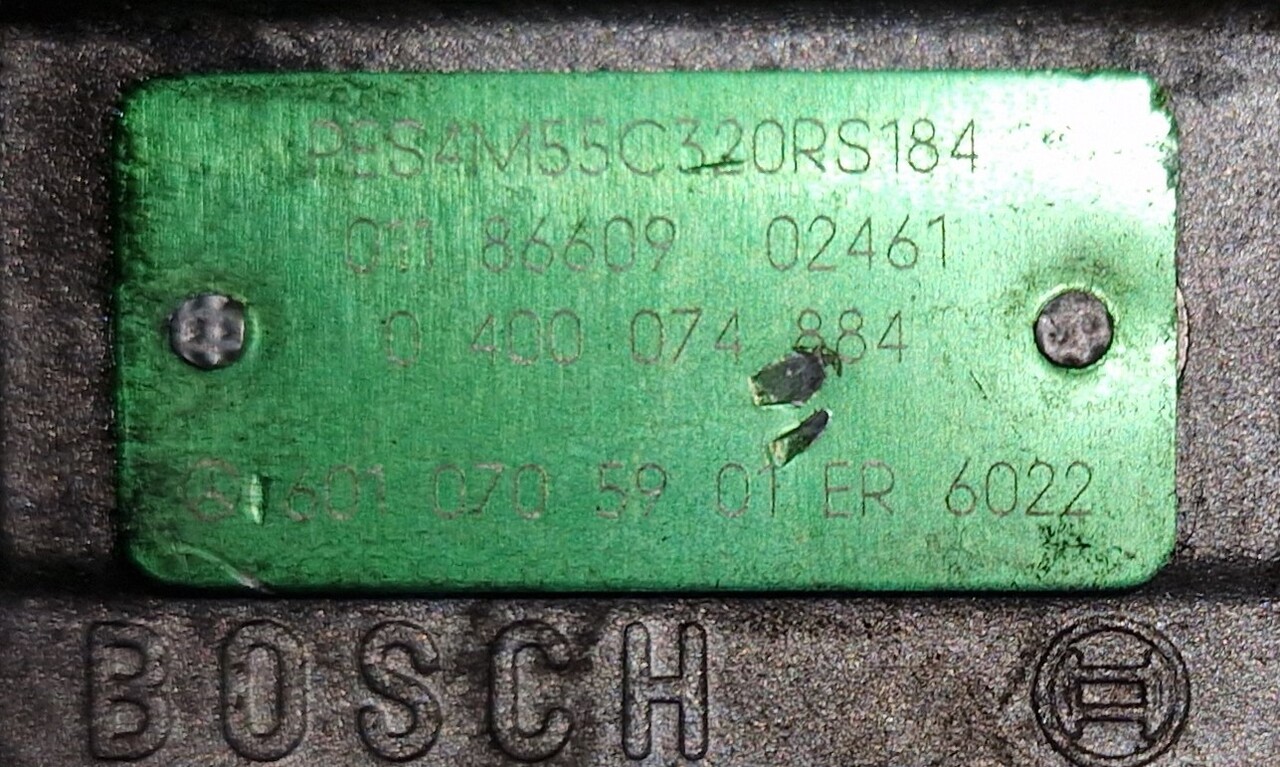 BOSCH INJECTION PUMP 0400074884 - Reservdelar för Övrig maskin: bild 2 BOSCH INJECTION PUMP 0400074884 - Reservdelar för Övrig maskin: bild 2