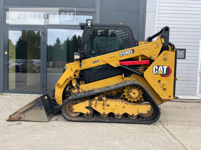 Kompaktlastare/ Slirstyrda lastare Cat 259D: bild 8
