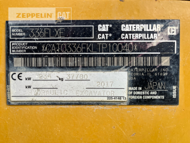 Cat 336FLNXE - Bandgrävare: bild 2 Cat 336FLNXE - Bandgrävare: bild 2