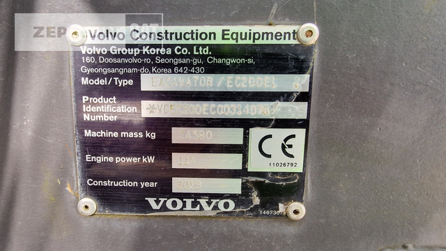 Bandgrävare Volvo EC200E: bild 30