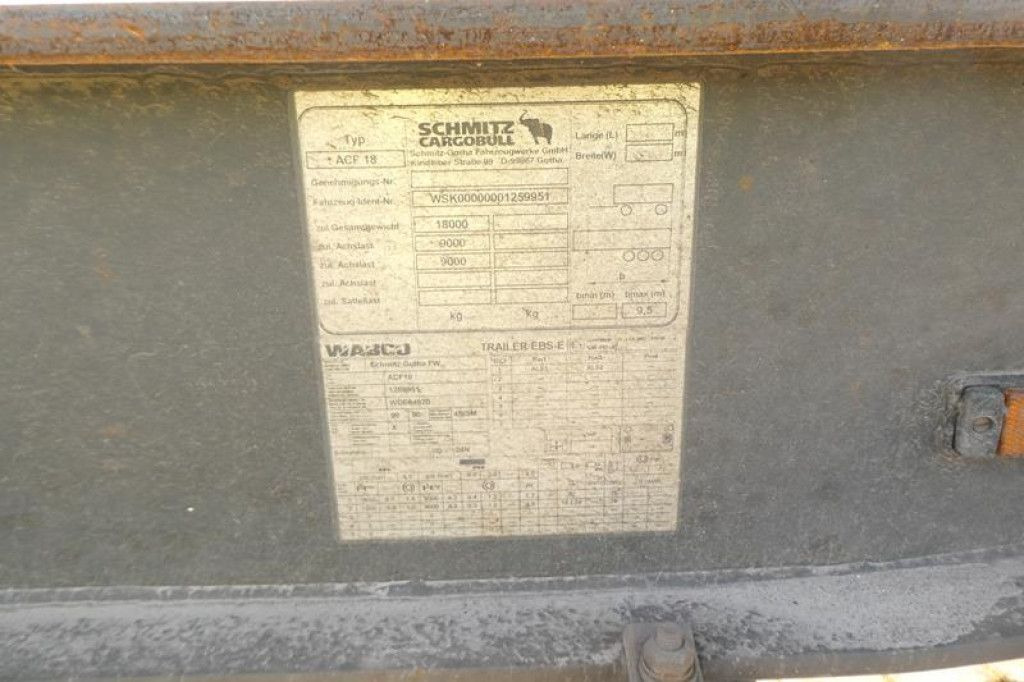 Lastväxlarsläp/ Liftdumpersläp Schmitz Cargobull Abrollcontainernanhänger ACF 18 Containeranhänge: bild 10