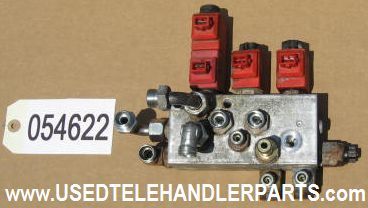 MERLO STEUERBLOCK SCHALTUNG/HANDBR. Nr. 054622 - Hydraulventil för Teleskoplastar: bild 1 MERLO STEUERBLOCK SCHALTUNG/HANDBR. Nr. 054622 - Hydraulventil för Teleskoplastar: bild 1